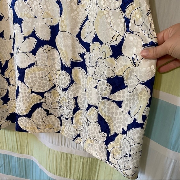 Vintage 1980’s Floral Mix Pattern Mini Dress Sz 16w - Picture 7 of 10